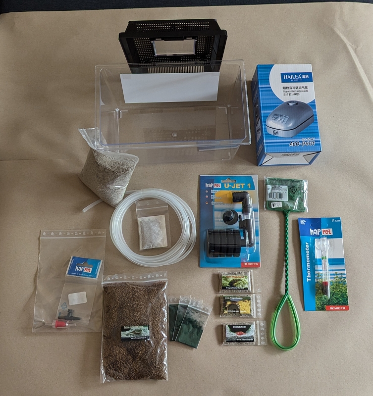 Aquarium komplett set